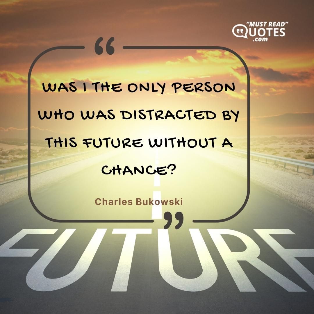 Was I the only person who was distracted by this future without a chance?