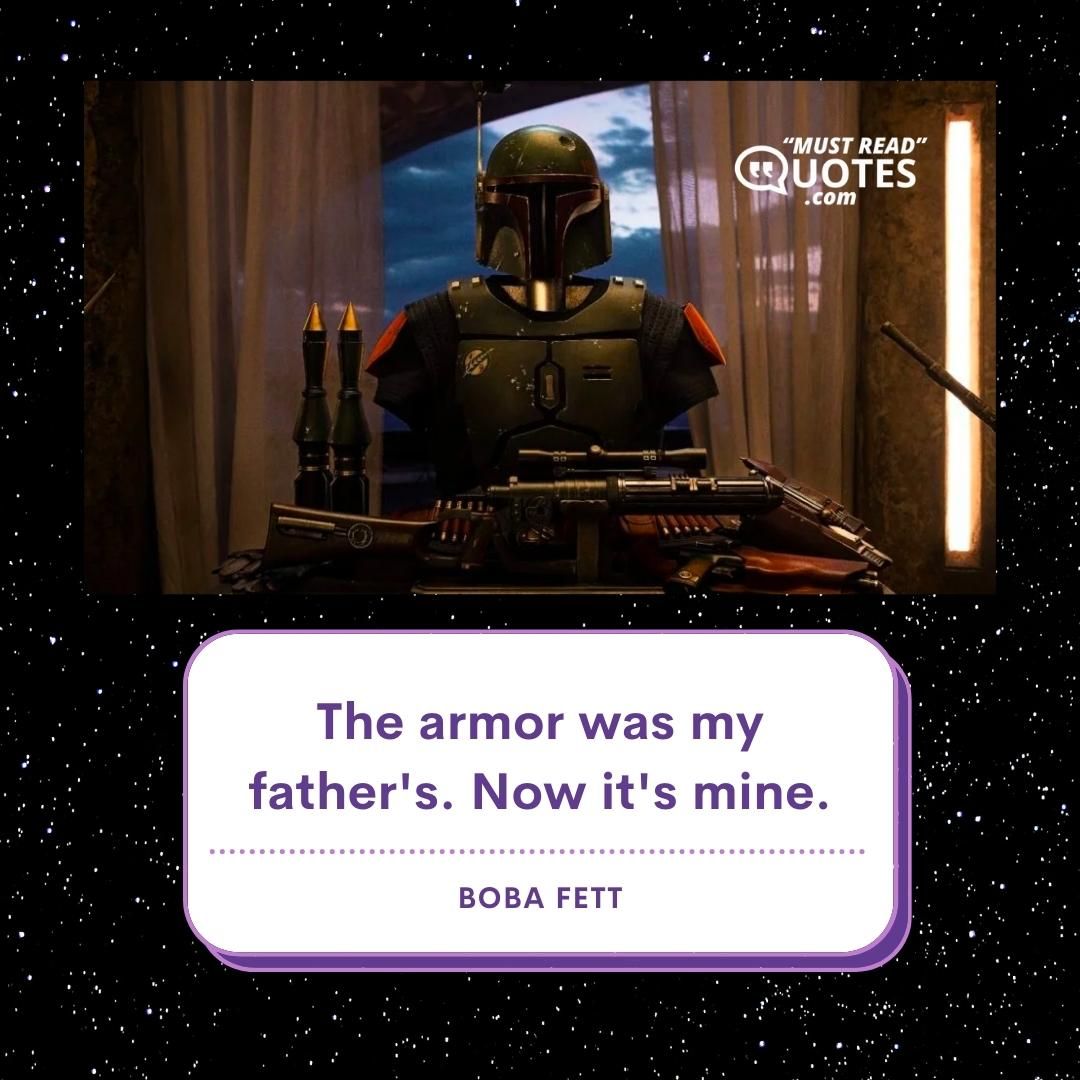 I'm here for the armor.