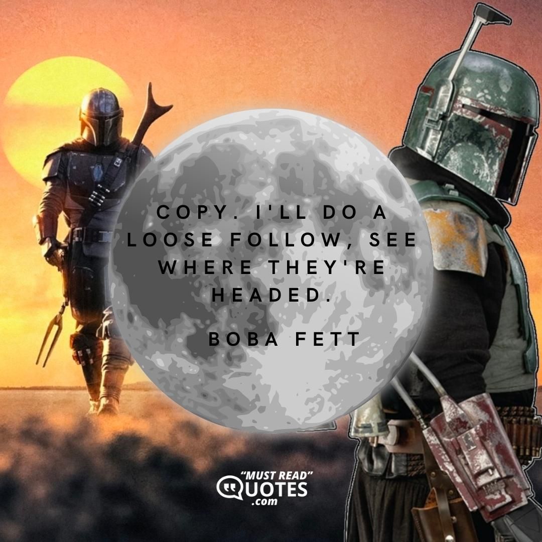 Copy. I'll do a loose follow, see where they're headed.