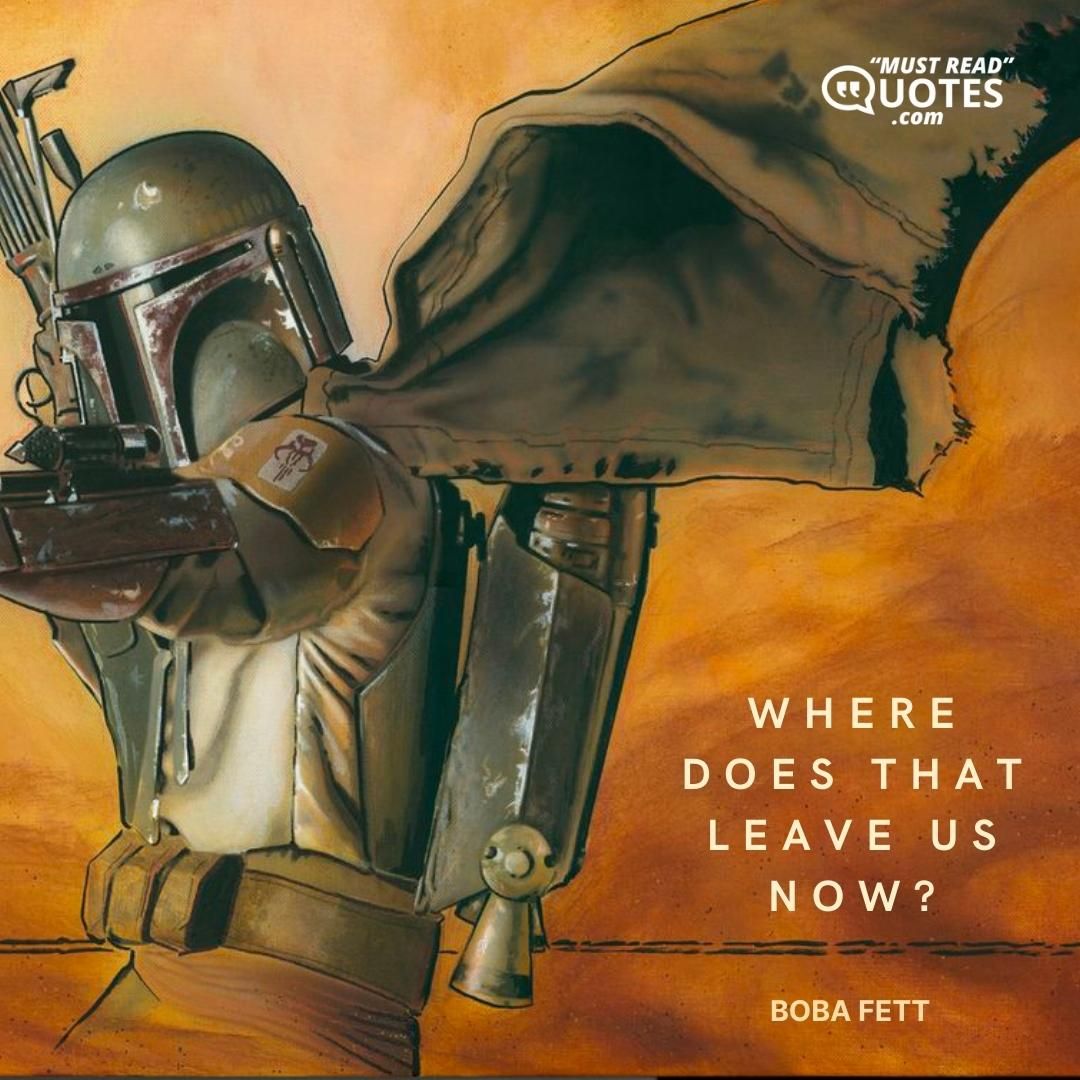 Where does that leave us now?