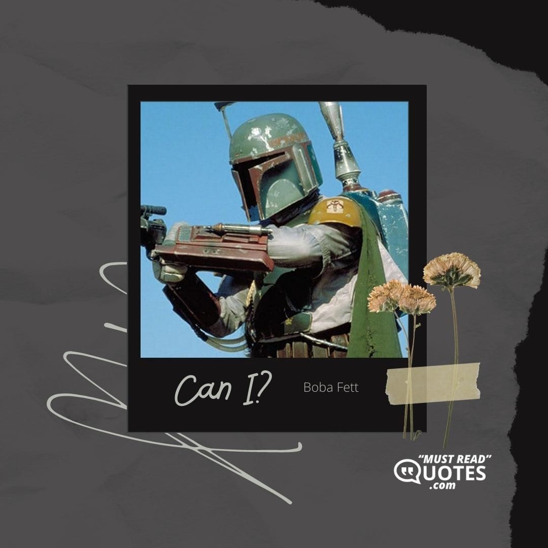Can I?