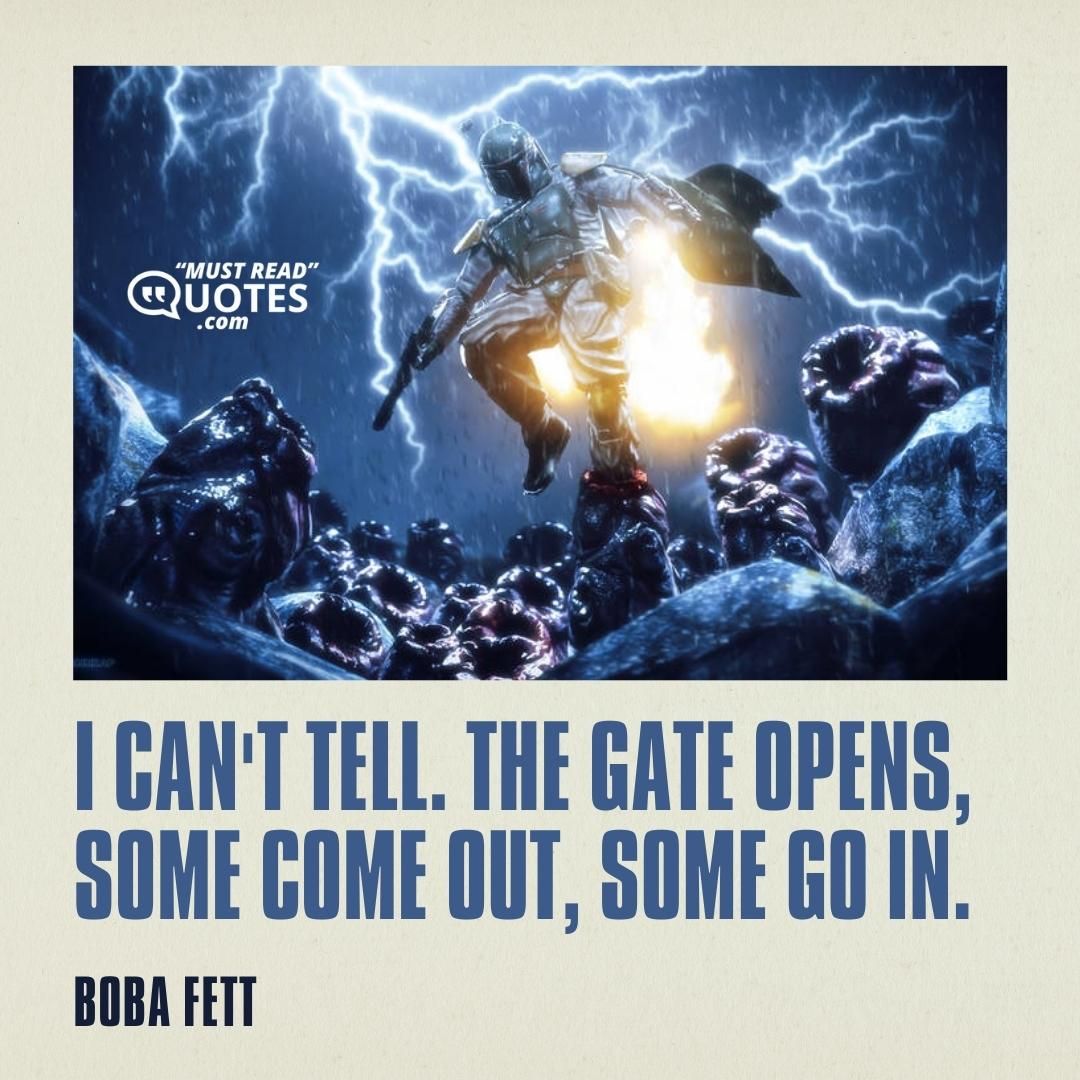 I can't tell. The gate opens, some come out, some go in.