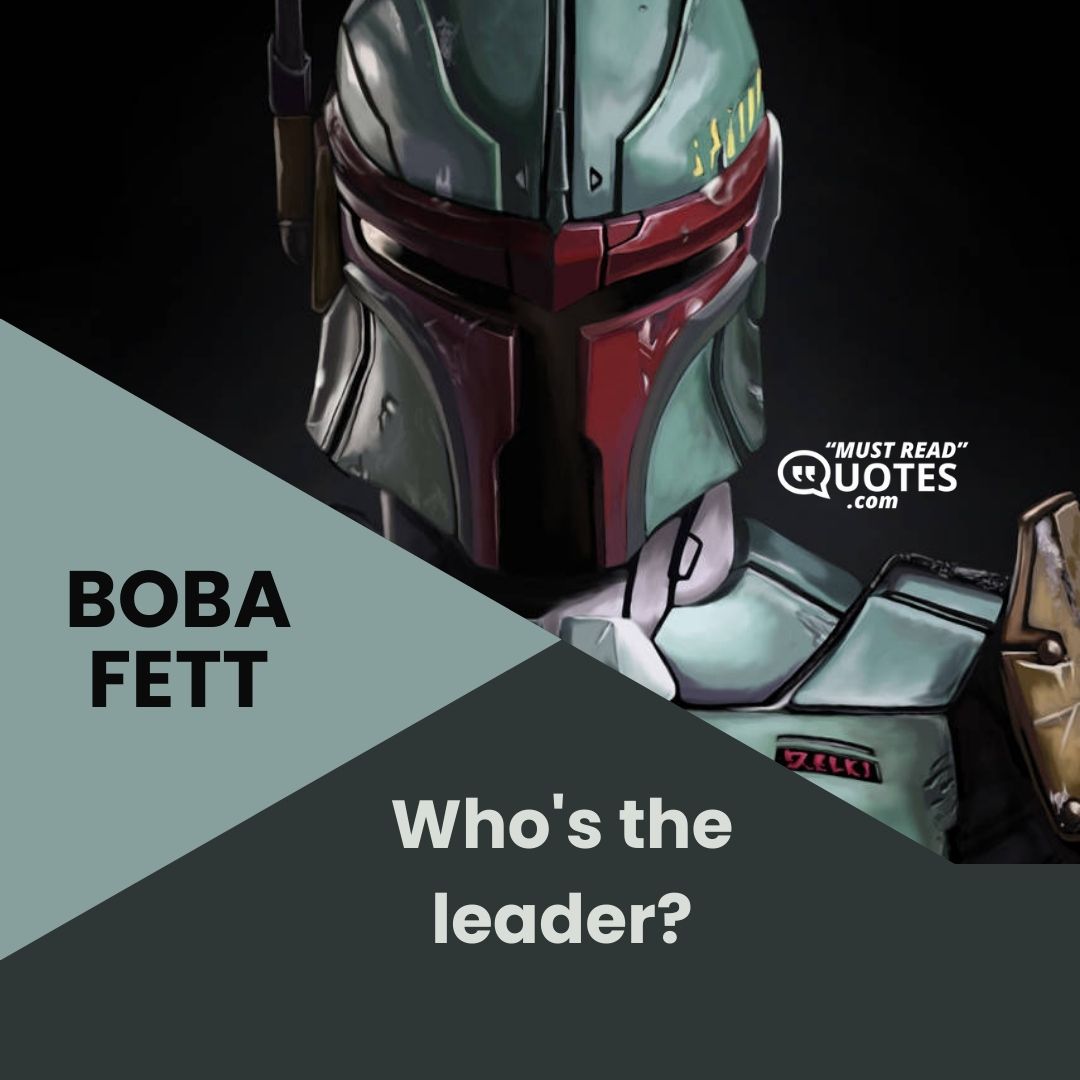 Who's the leader?
