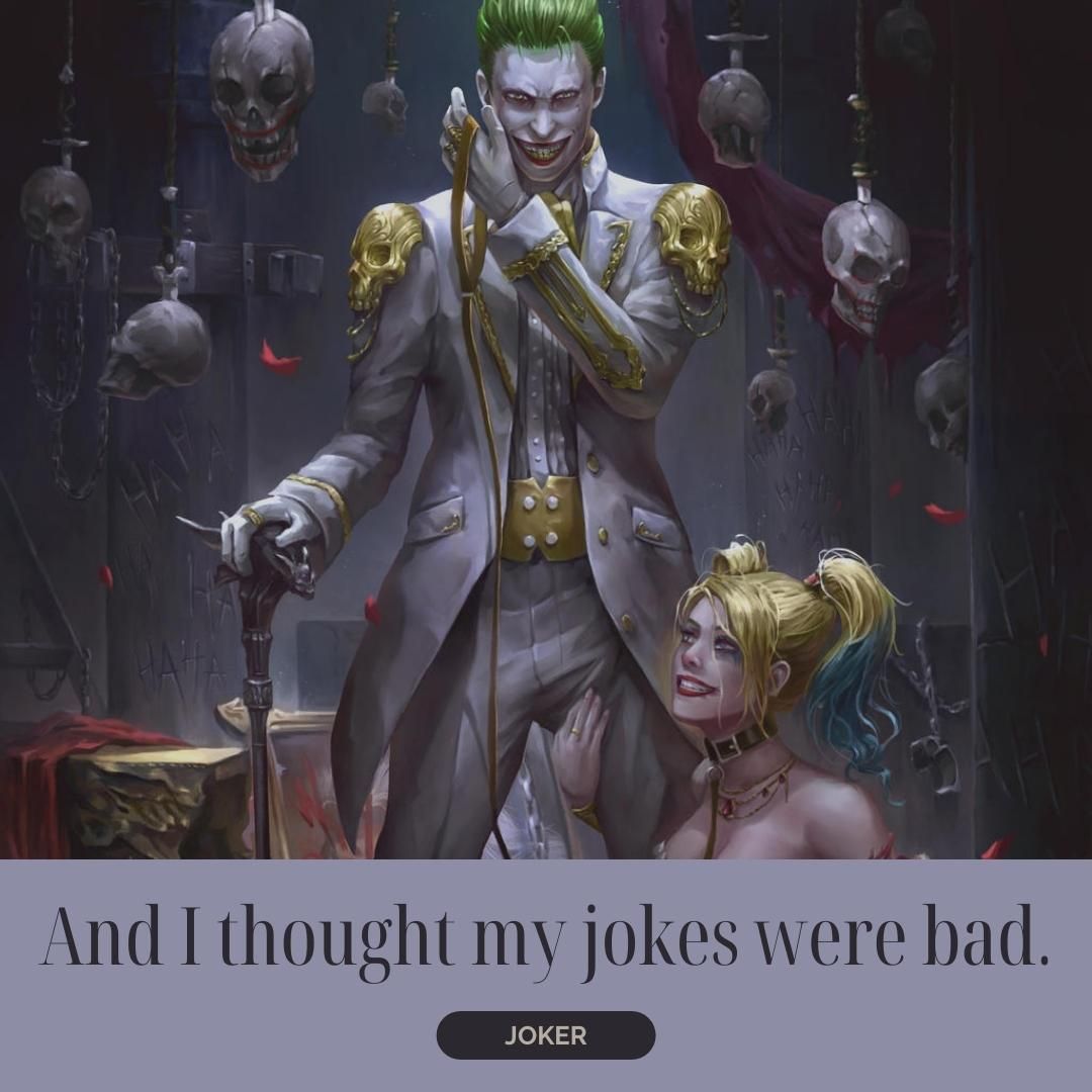 And I thought my jokes were bad.