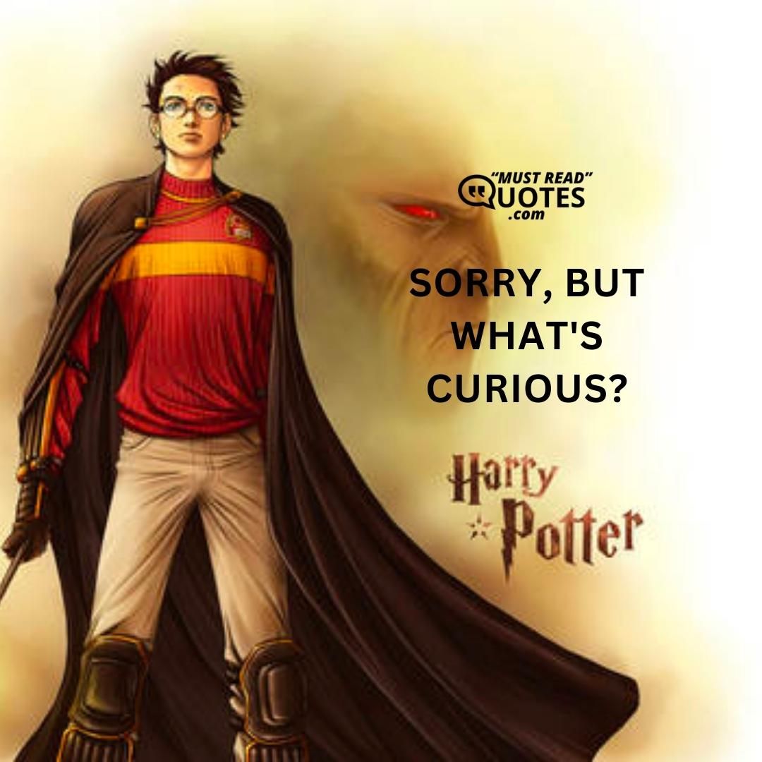 Sorry, but what's curious?