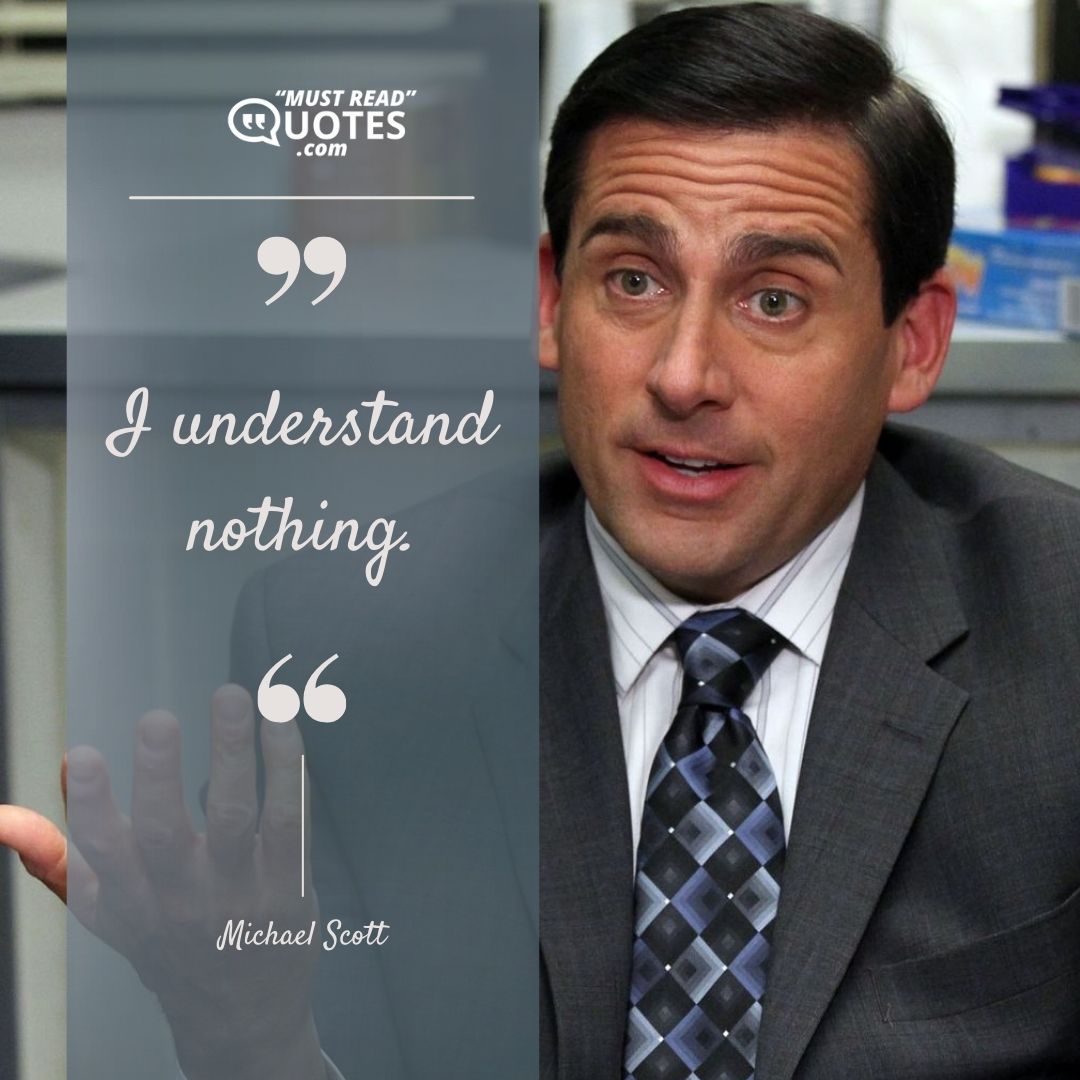 I understand nothing.