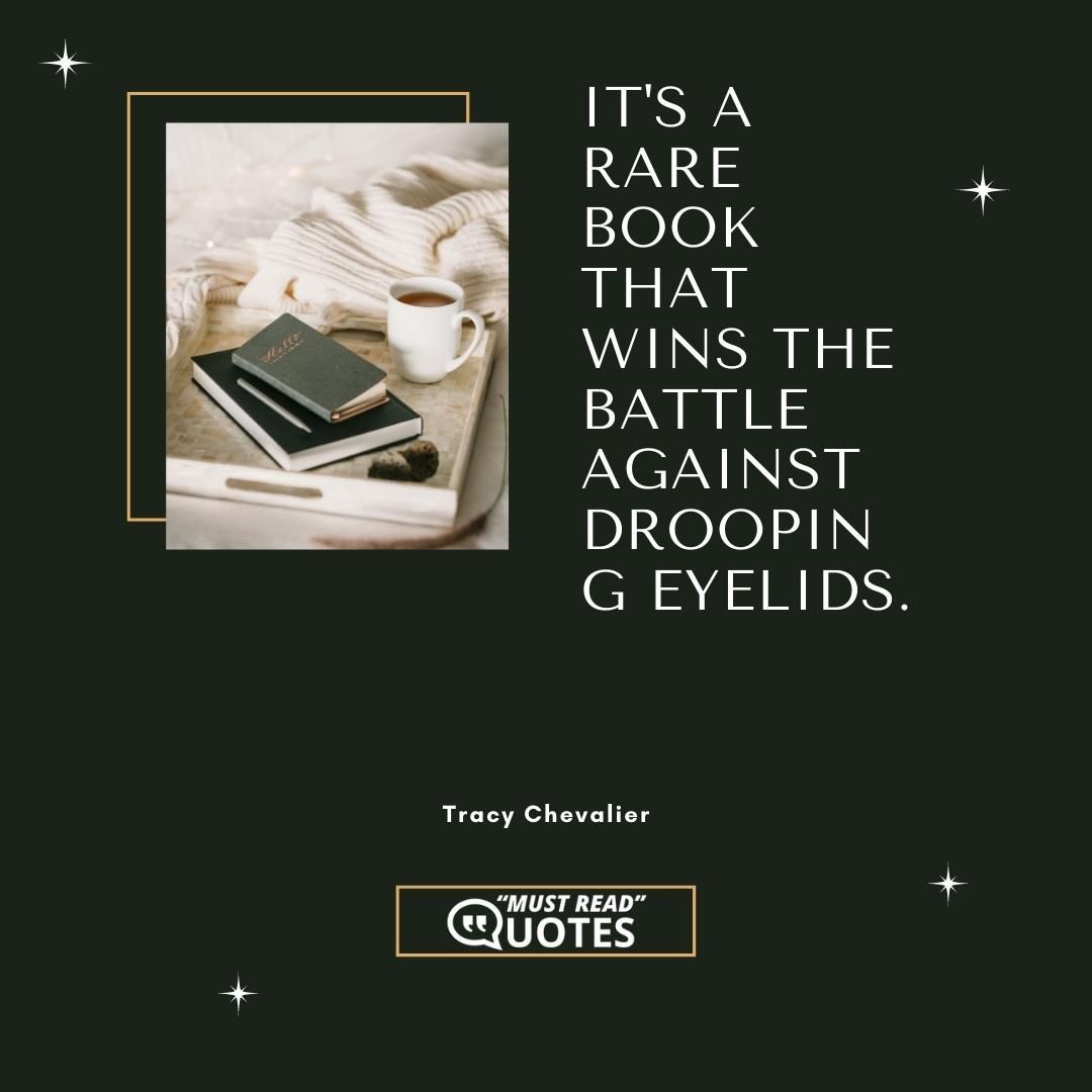 It's a rare book that wins the battle against drooping eyelids.