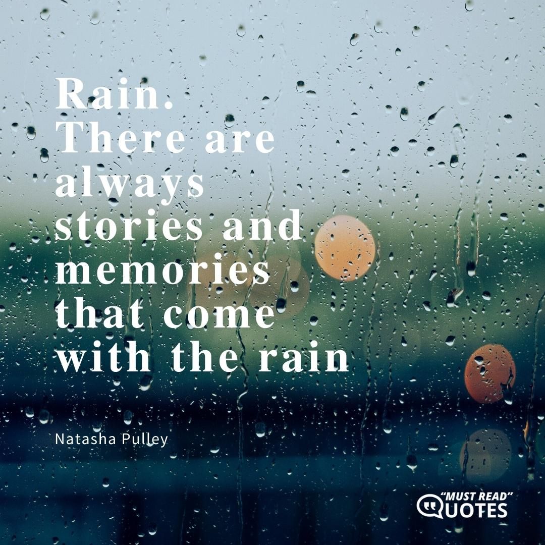 Englishmen were rained on too often to come up with anything that imaginative.