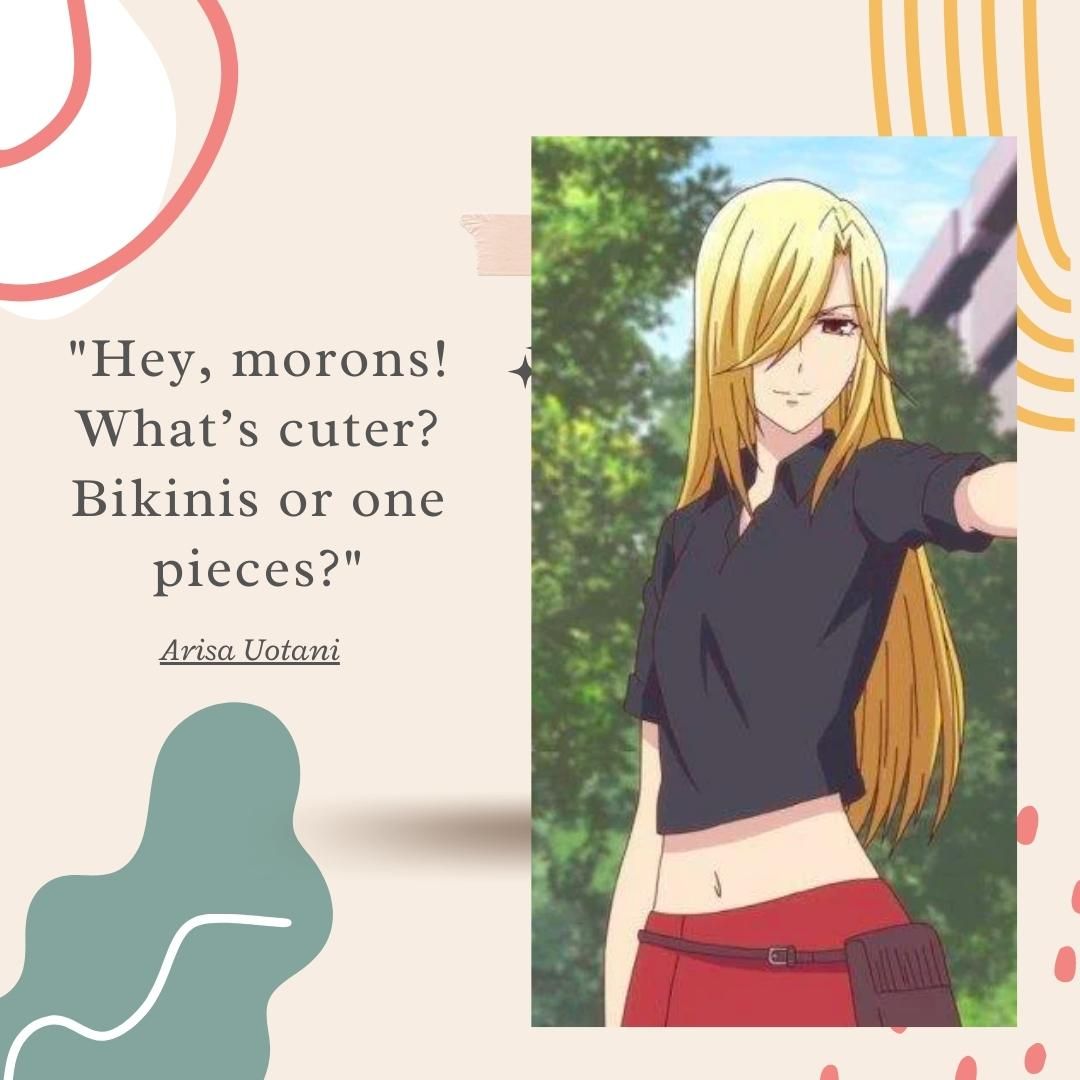 Hey, morons! What’s cuter? Bikinis or one pieces?