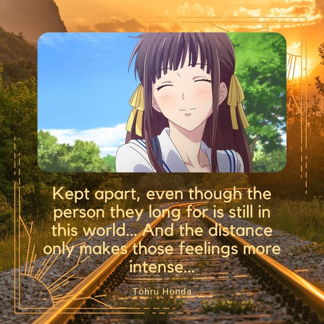 Kept apart, even though the person they long for is still in this world… And the distance only makes those feelings more intense…