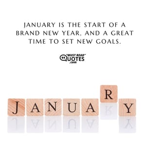 January is the start of a brand new year, and a great time to set new goals.