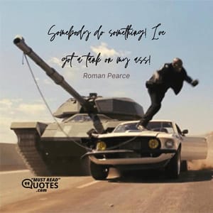 Somebody do something! I've got a tank on my ass!