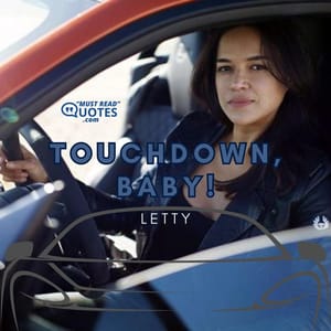Touchdown, baby!