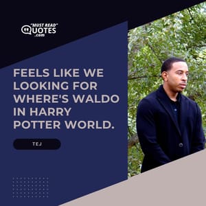 Feels like we looking for Where's Waldo in Harry Potter world.