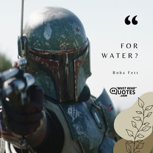 For water?