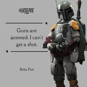 Guns are jammed. I can't get a shot.