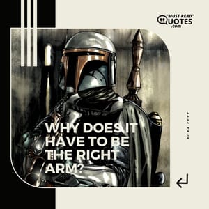 Why does it have to be the right arm?