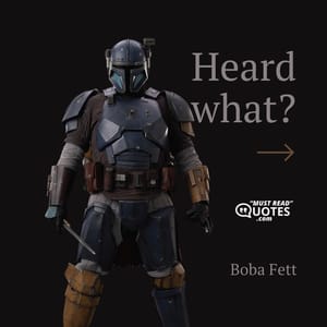 Heard what?