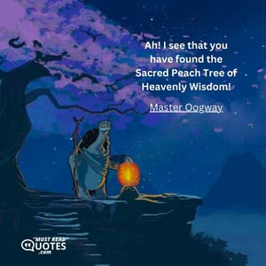 Ah! I see that you have found the Sacred Peach Tree of Heavenly Wisdom!