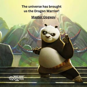 The universe has brought us the Dragon Warrior!