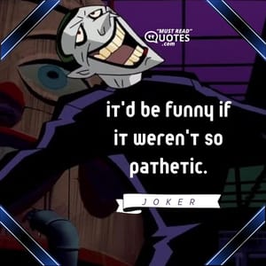 It'd be funny if it weren’t so pathetic.