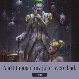 And I thought my jokes were bad.