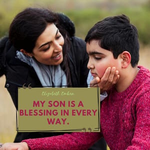 My son is a blessing in every way.