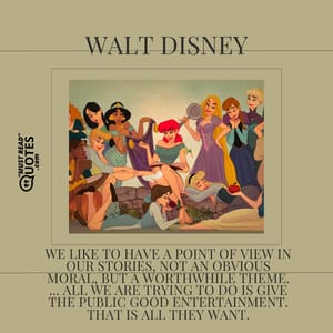 We like to have a point of view in our stories, not an obvious moral, but a worthwhile theme. ... All we are trying to do is give the public good entertainment. That is all they want.