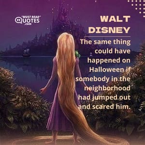The same thing could have happened on Halloween if somebody in the neighborhood had jumped out and scared him.