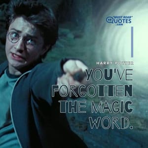 You've forgotten the magic word.
