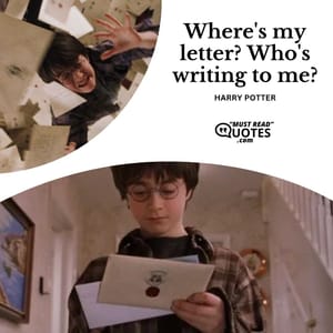 Where's my letter? Who's writing to me?
