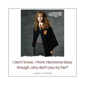 I don't know. I think Hermione does, though, why don't you try her?