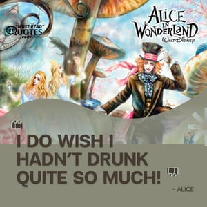 I do wish I hadn’t drunk quite so much!
