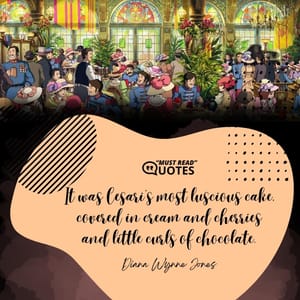 It was Cesari’s most luscious cake, covered in cream and cherries and little curls of chocolate.