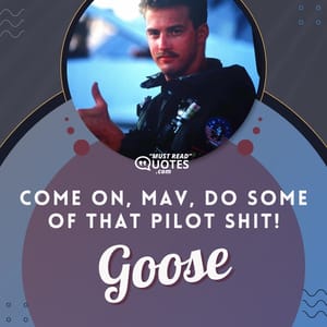 Come on, Mav, do some of that pilot shit!