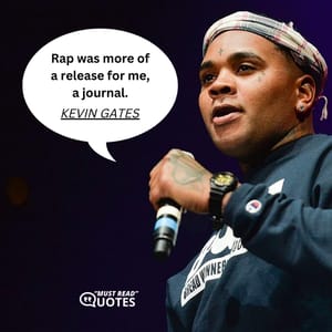 Rap was more of a release for me, a journal.
