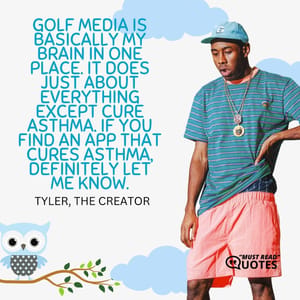 Golf Media is basically my brain in one place. It does just about everything except cure asthma. If you find an app that cures asthma, definitely let me know.