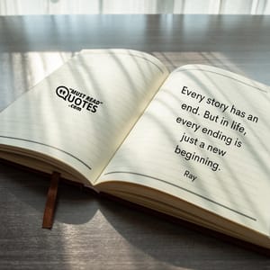 Every story has an end. But in life, every ending is just a new beginning.