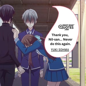 Thank you, Nil-san... Never do this again.