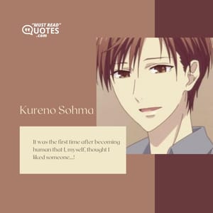 It was the first time after becoming human that I, myself, thought I liked someone...!df