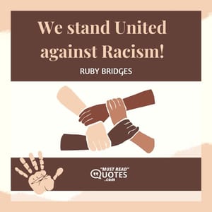 We stand United against Racism!
