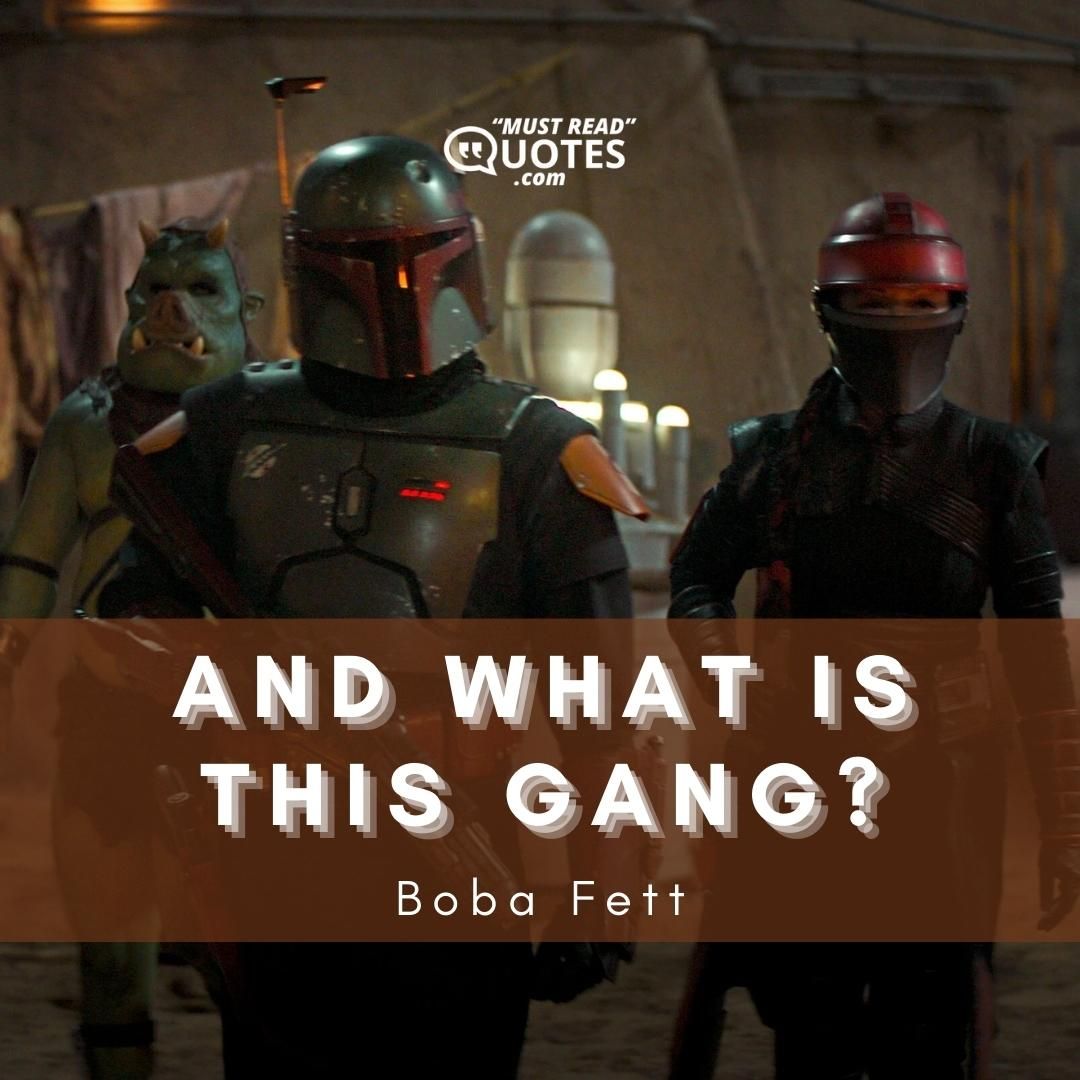 And what is this gang?