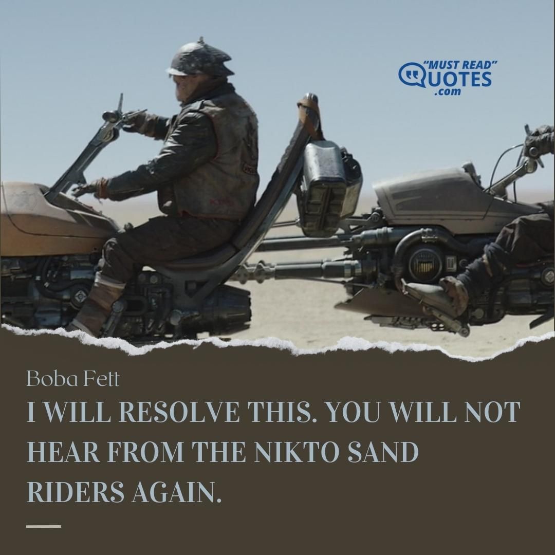 I will resolve this. You will not hear from the Nikto sand riders again.