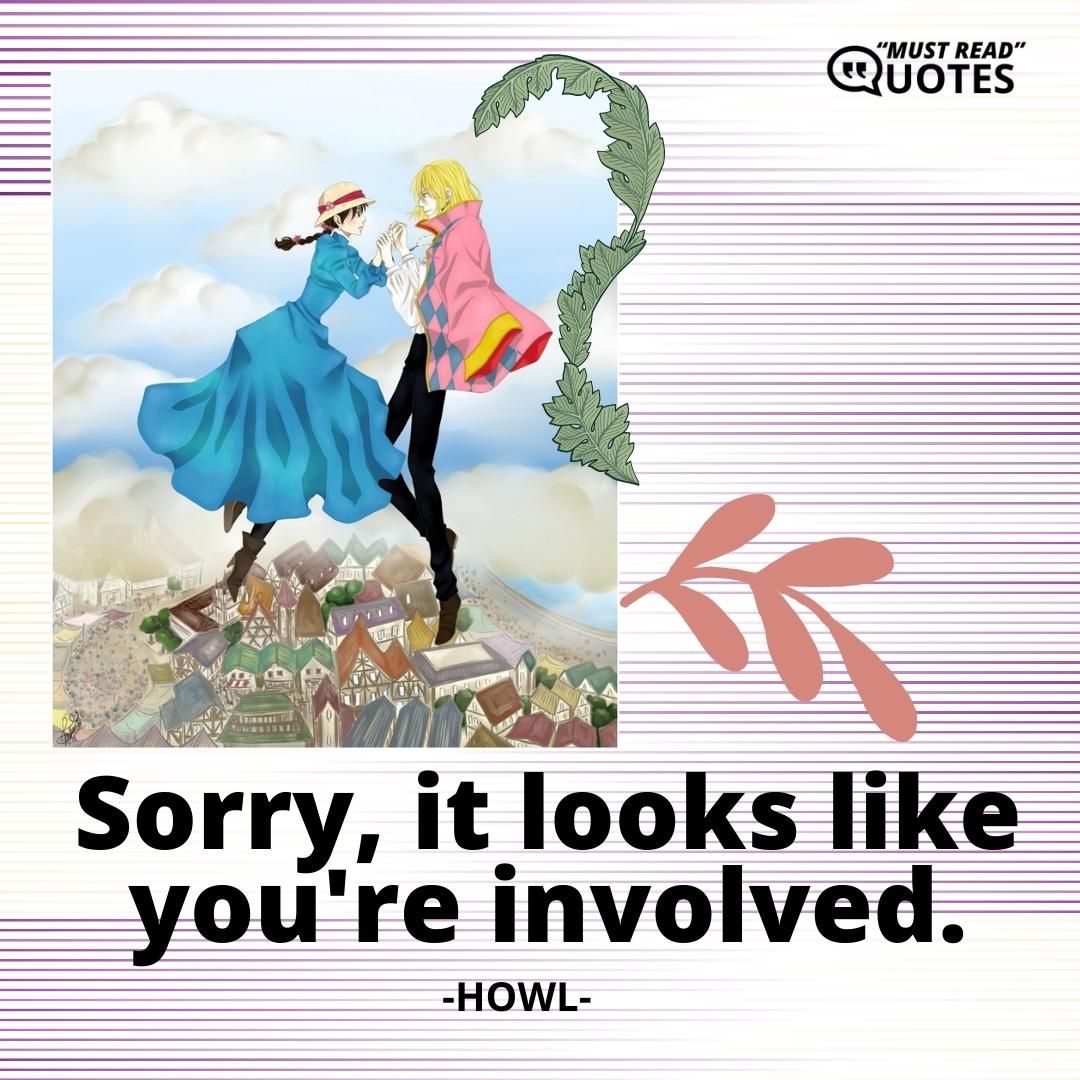 Sorry, it looks like you're involved.