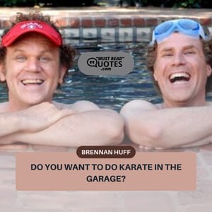 Do you want to do karate in the garage?
