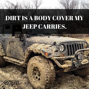 Dirt is a body cover my Jeep carries.