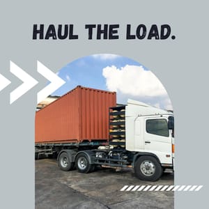 Haul the load.