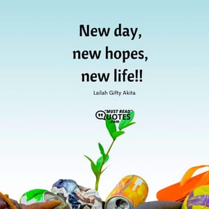 New day, new hopes, new life!!